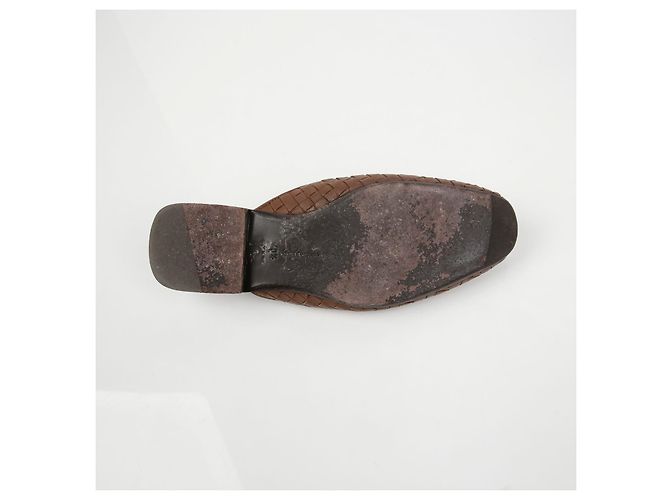 Bottega Veneta Mocassino Intrecciato Taglia Marrone - vista 14