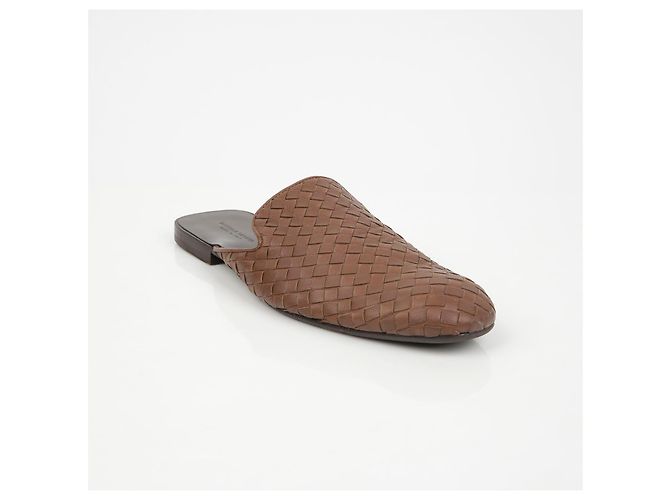 Bottega Veneta Mocassino Intrecciato Taglia Marrone - vista 2