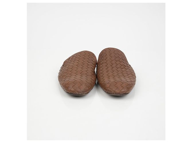Bottega Veneta Mocassino Intrecciato Taglia Marrone - vista 4