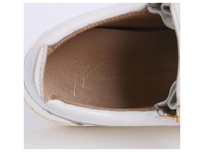 Giuseppe Zanotti Mairondon White Women's Sneakers Bianco - vista 3