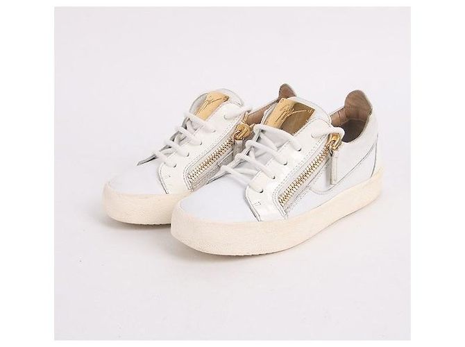 Giuseppe Zanotti Mairondon White Women's Sneakers Bianco - vista 5