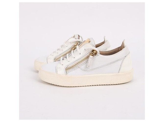 Giuseppe Zanotti Mairondon White Women's Sneakers Bianco - vista 7