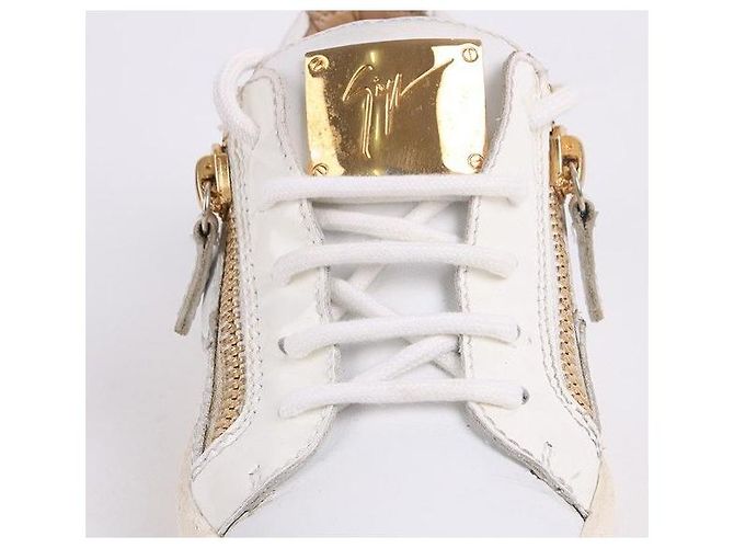 Giuseppe Zanotti Mairondon White Women's Sneakers Bianco - vista 8