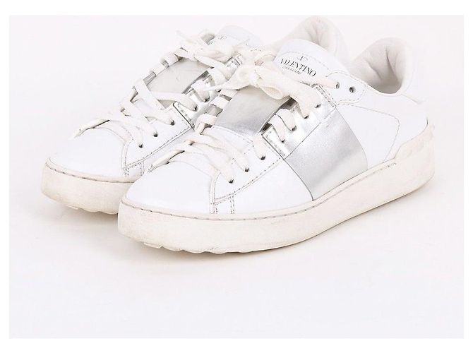 Valentino Sneakers Bianche Rockstud per Donne Bianco - vista 3