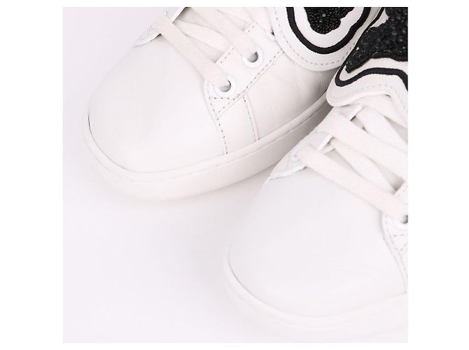 Gucci Sneakers da donna con patch Tigre Nero - vista 2