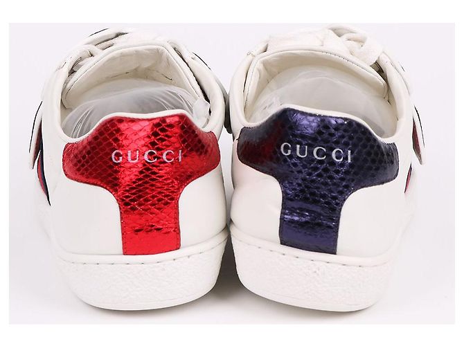 Gucci Sneakers da donna con patch Tigre Nero - vista 7
