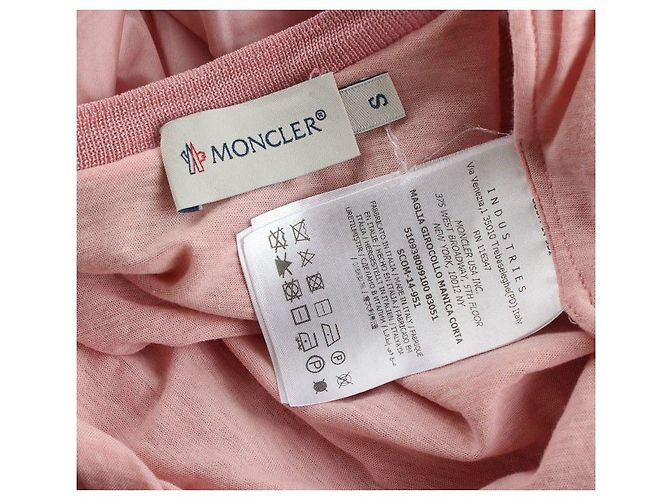Moncler Rogipink Kurzarm-Top mit Raffung hinten - Ansicht 4