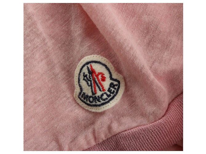 Moncler Rogipink Kurzarm-Top mit Raffung hinten - Ansicht 5