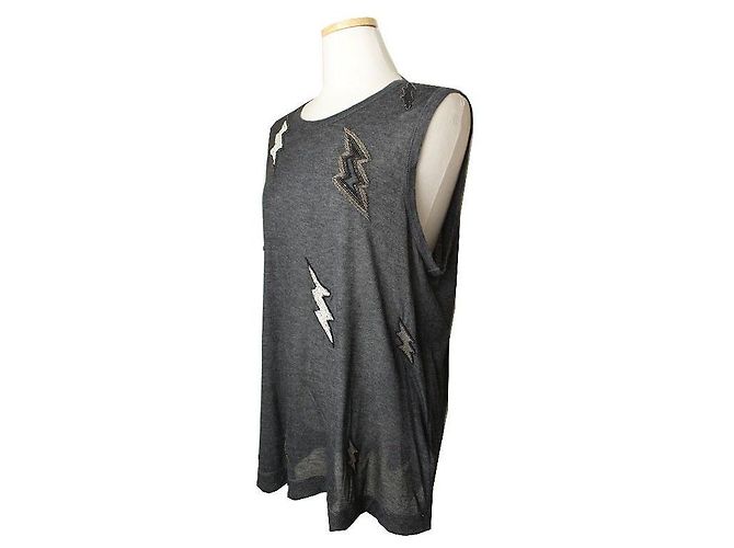 Zadig & Voltaire Top sem mangas com contas Marrom - vista 2