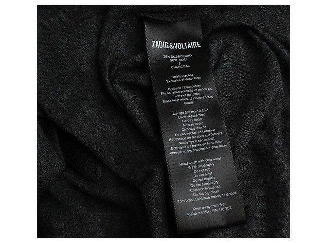 Zadig & Voltaire Top sem mangas com contas Marrom - vista 4