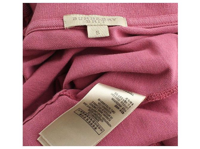 Burberry T-Shirt mit rosa Karomuster-Ärmeln Brid Pink - Ansicht 3