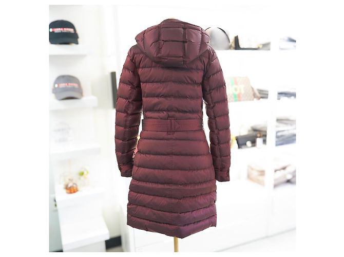 Burberry Chaqueta larga acolchada Ashmoore Burdeos Roja - vista 6