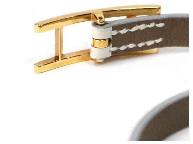 Hermès Pulseira Bihapi de dupla alça Marrom - vista 6