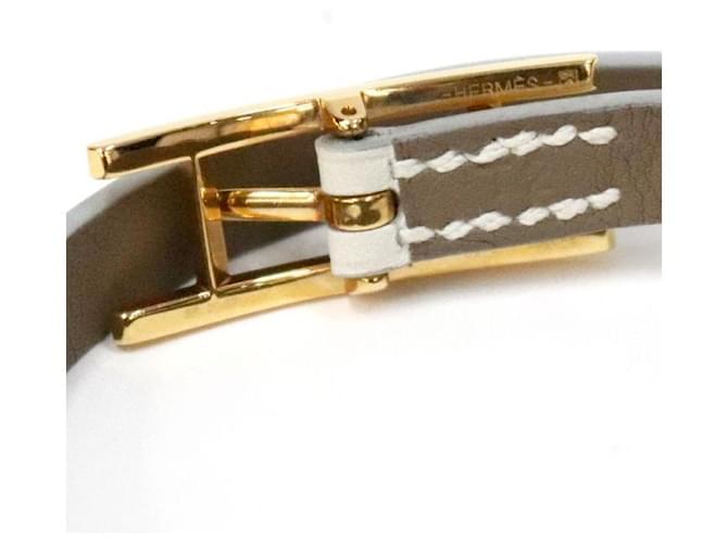 Hermès Pulseira Bihapi de dupla alça Marrom - vista 7