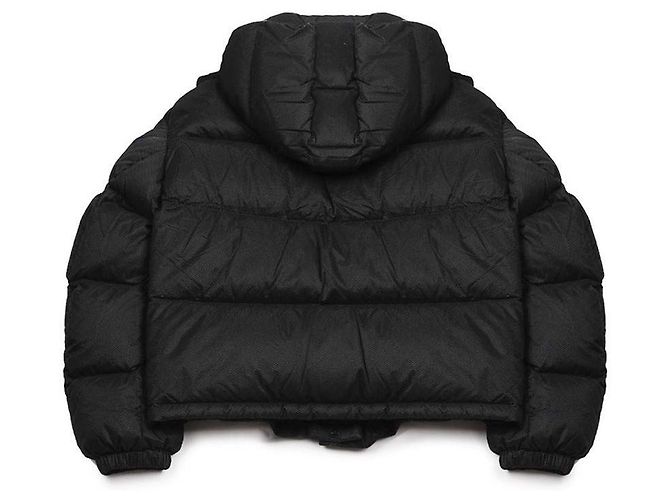 Moncler ETTORE Short Down Jacket Black - view 4