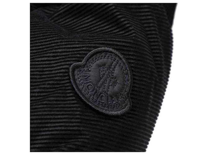 Moncler ETTORE Short Down Jacket Black - view 9