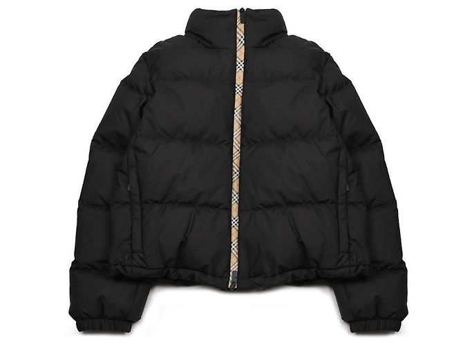 Burberry Giacca Puffer Ambleside a Quadri - vista 3