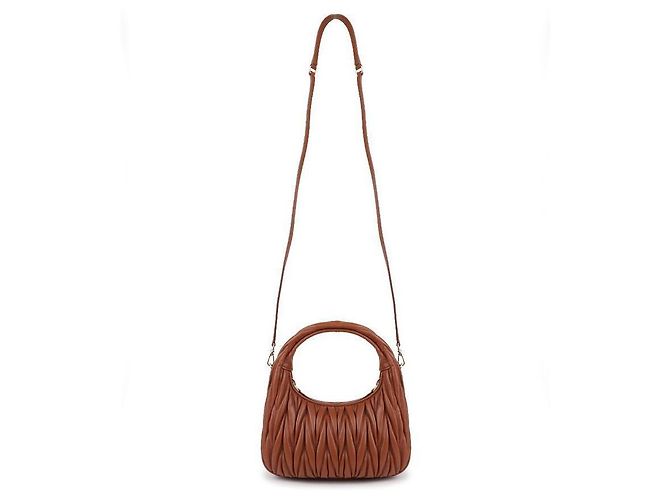 Miu Miu Borsa Hobo da donna Arancione - vista 5