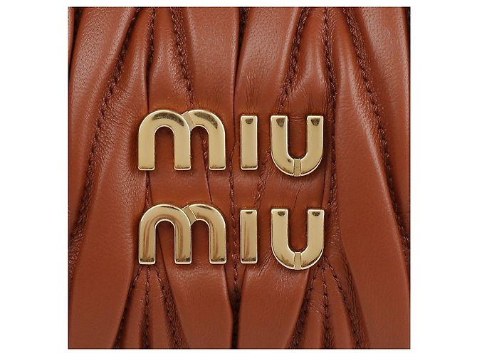Miu Miu Borsa Hobo da donna Arancione - vista 9