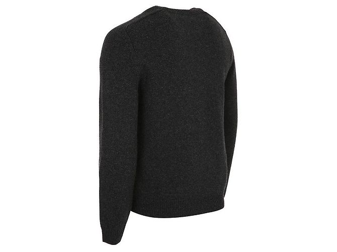 Céline Dreifarbiger bestickter Woll-Kaschmir-Pullover Schwarz - Ansicht 5