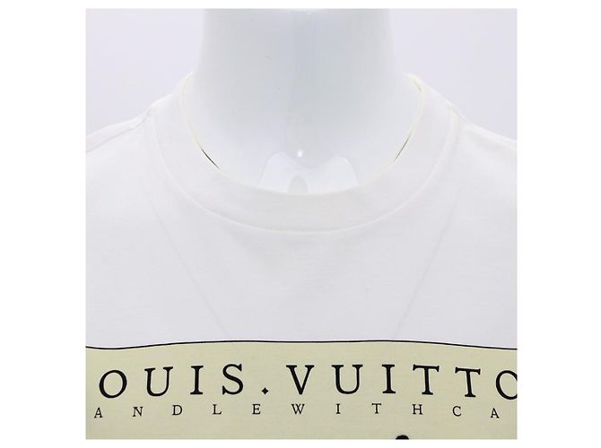 Louis Vuitton T-shirt con stampa firmata Bianco - vista 11