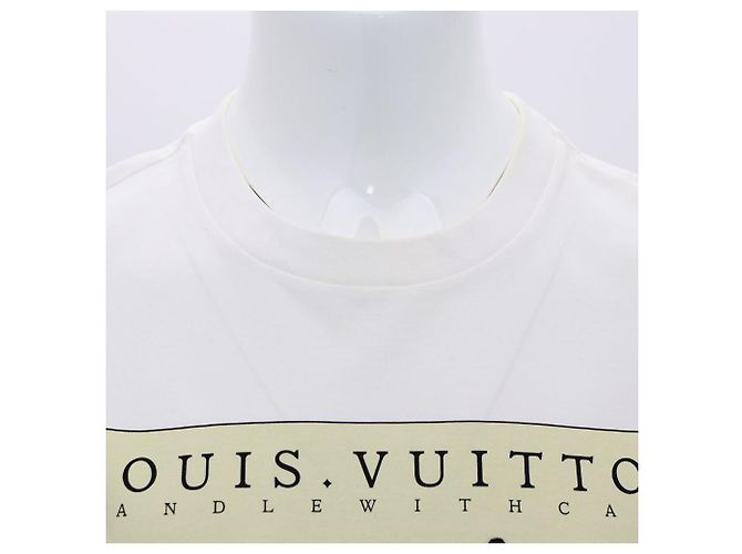 Louis Vuitton T-shirt con stampa firmata Bianco - vista 2