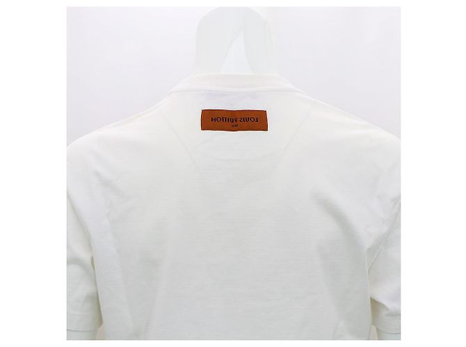 Louis Vuitton T-shirt con stampa firmata Bianco - vista 6