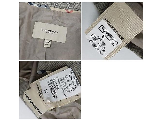 Burberry Blazer in lana da donna Marrone - vista 2