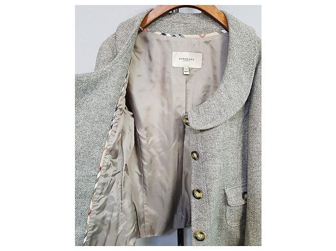 Burberry Blazer in lana da donna Marrone - vista 3