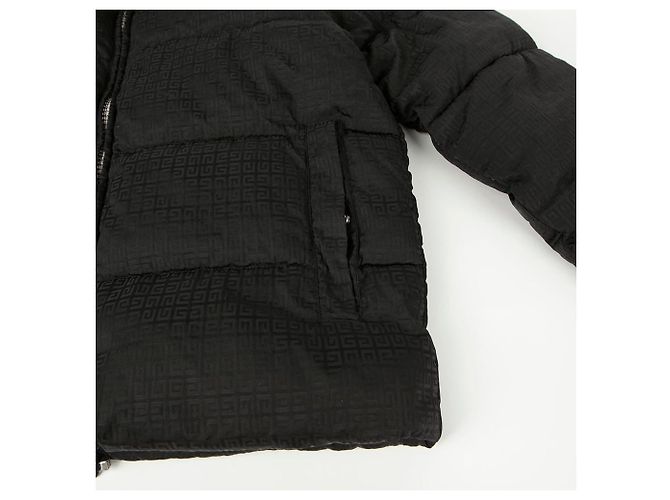 Givenchy Size Motif Zip-Up Padding Black - view 4