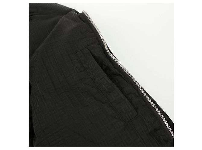 Givenchy Size Motif Zip-Up Padding Black - view 6