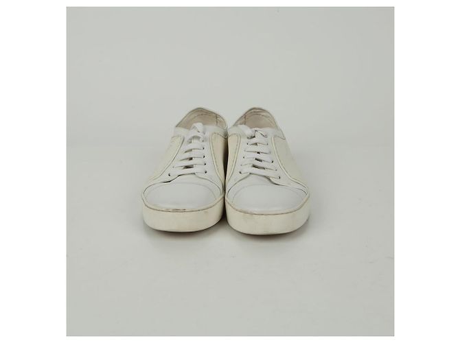 Chanel Sneakers basse CC Logo Bianco - vista 2