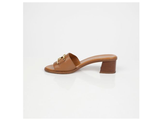 Louis Vuitton Lock It Mule Sandalen Braun - Ansicht 10