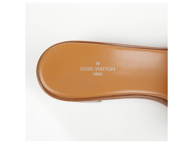 Louis Vuitton Lock It Mule Sandalen Braun - Ansicht 13