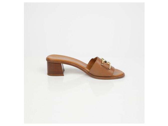 Louis Vuitton Lock It Mule Sandalen Braun - Ansicht 9
