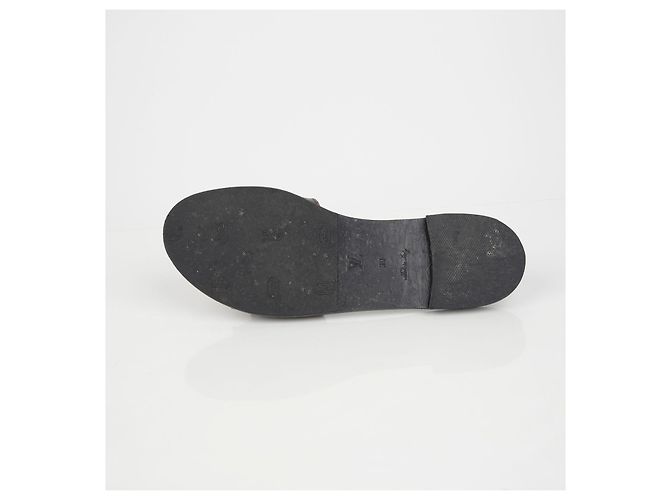 Louis Vuitton Mule Pantofole Lock It Flat Taglia Marrone - vista 12