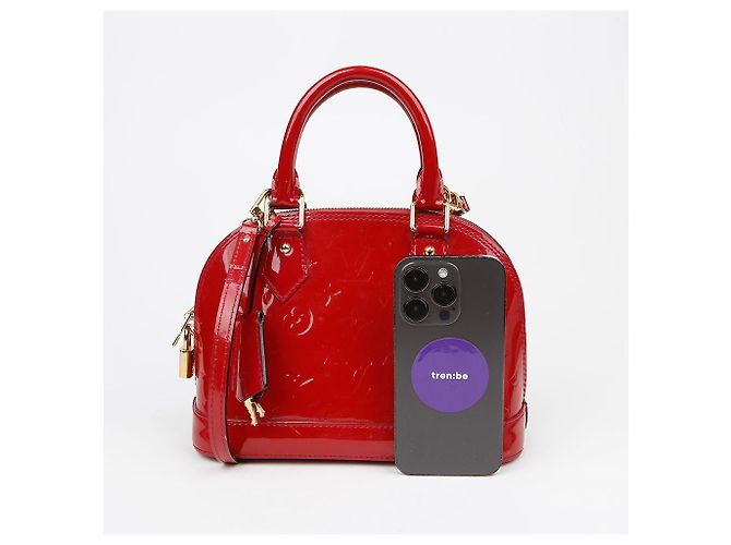 Louis Vuitton Alma BB Schultertasche Rot - Ansicht 13