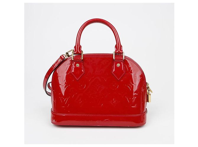 Louis Vuitton Alma BB Schultertasche Rot - Ansicht 3
