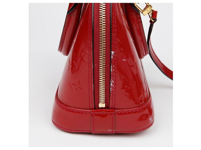 Louis Vuitton Alma BB Schultertasche Rot - Ansicht 7