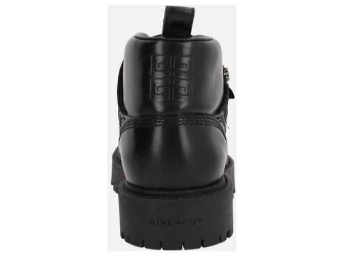 Givenchy Storm Leather Ankle Boots Black - view 5