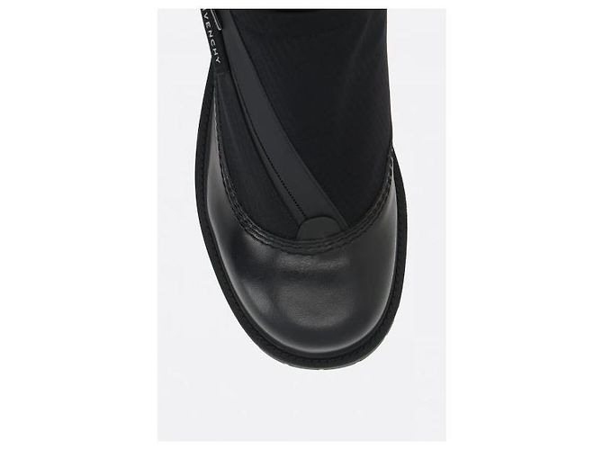 Givenchy Storm Leather Ankle Boots Black - view 6