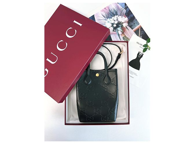 Gucci Mini borsa a spalla AADLO Nero - vista 2