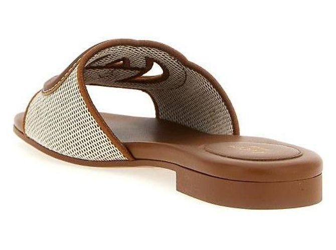 Gucci Infradito intrecciato Marrone - vista 6