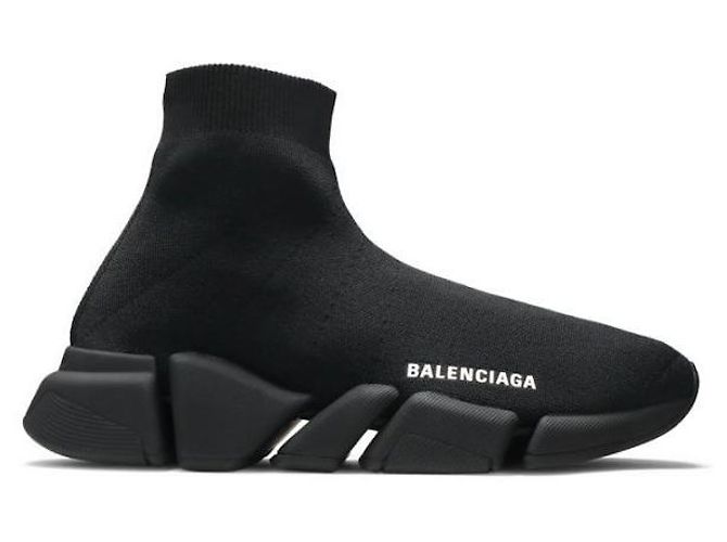 Balenciaga Sneakers Speed stampate: Bianco - vista 3