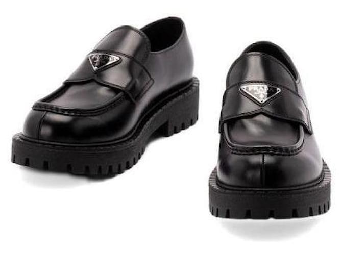 Prada Mocassini in pelle Nero - vista 6