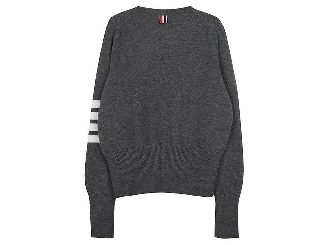 Thom Browne Pull en maille Bar - vue 4