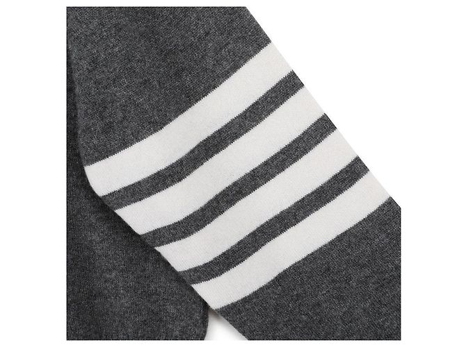 Thom Browne Pull en maille Bar - vue 7