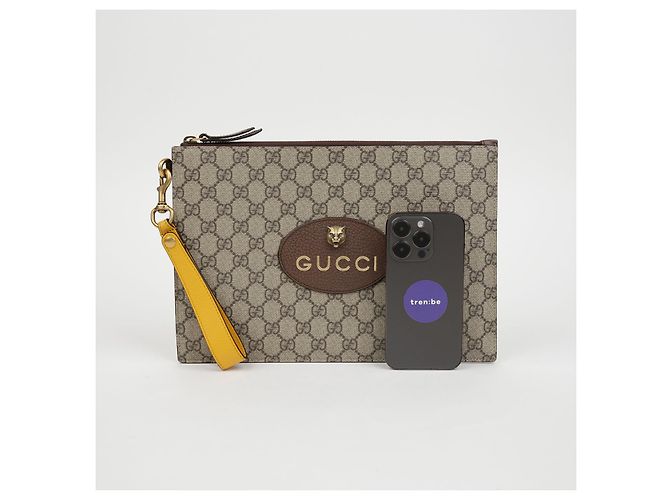 Gucci Clutch Neo Vintage Marrone - vista 10