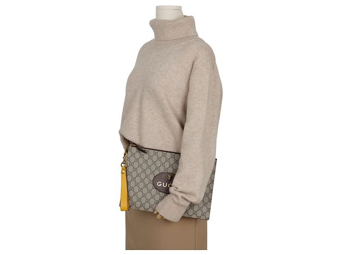 Gucci Clutch Neo Vintage Marrone - vista 12