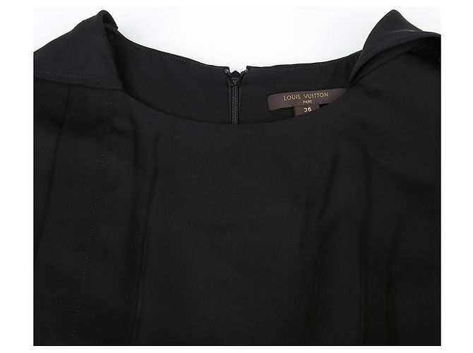 Louis Vuitton Vestido sin mangas con cinturón Negro - vista 3
